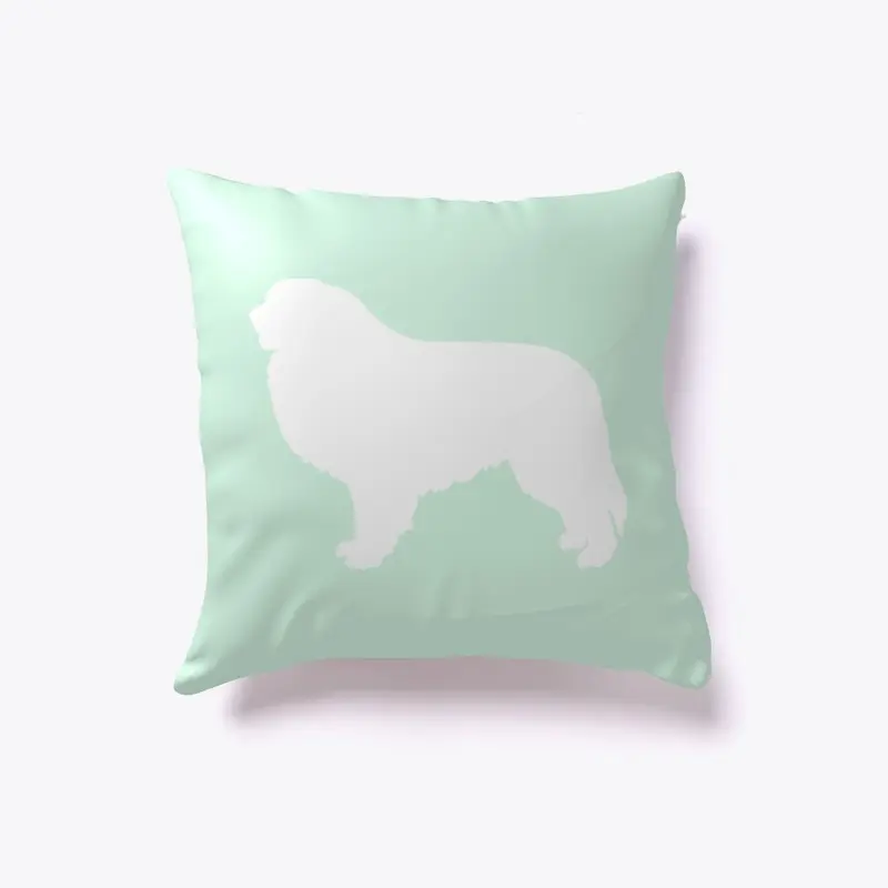 Great Pyrenees Silhouette Pillow